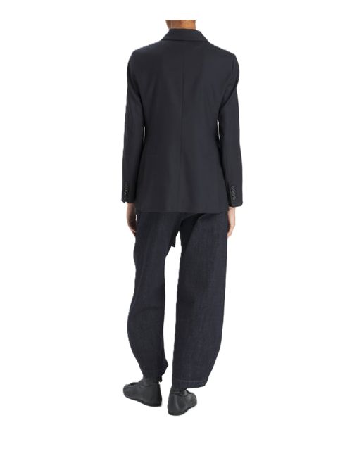Double-breasted peaked-lapel jacket mini flan Barena | GID5727 0482170 NAVY